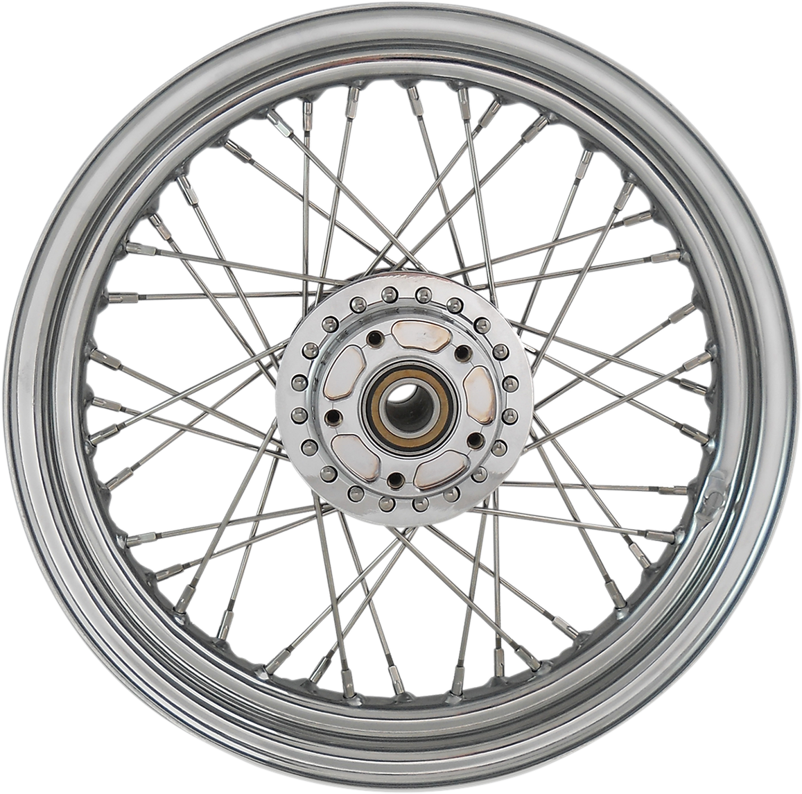 Rueda delantera DRAG SPECIALTIES - Disco simple/ABS - Cromada - 16" x 3.00" - Modelos 1200C/1200X N/F FXDWG '14+ 64551