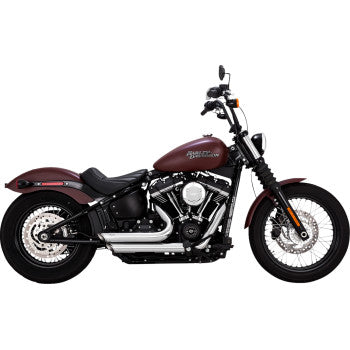 Sistema de escape escalonado VANCE & HINES Shortshots - Cromo 17333-22