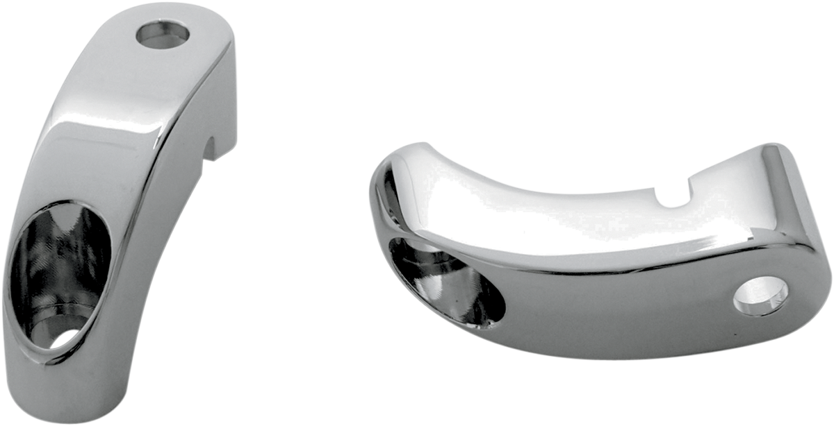 Soportes de intermitentes delanteros ARLEN NESS - Horquillas de 39 mm - Cromados 12-737