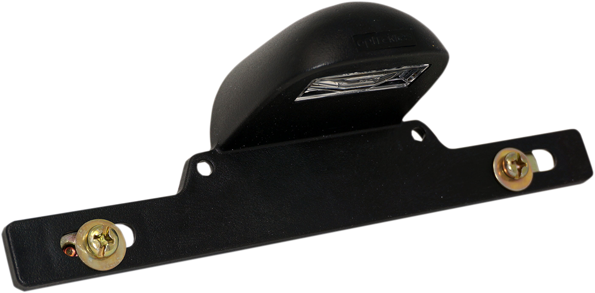Soporte para matrícula LED MOOSE UTILITY - Negro LP-L75CB-M