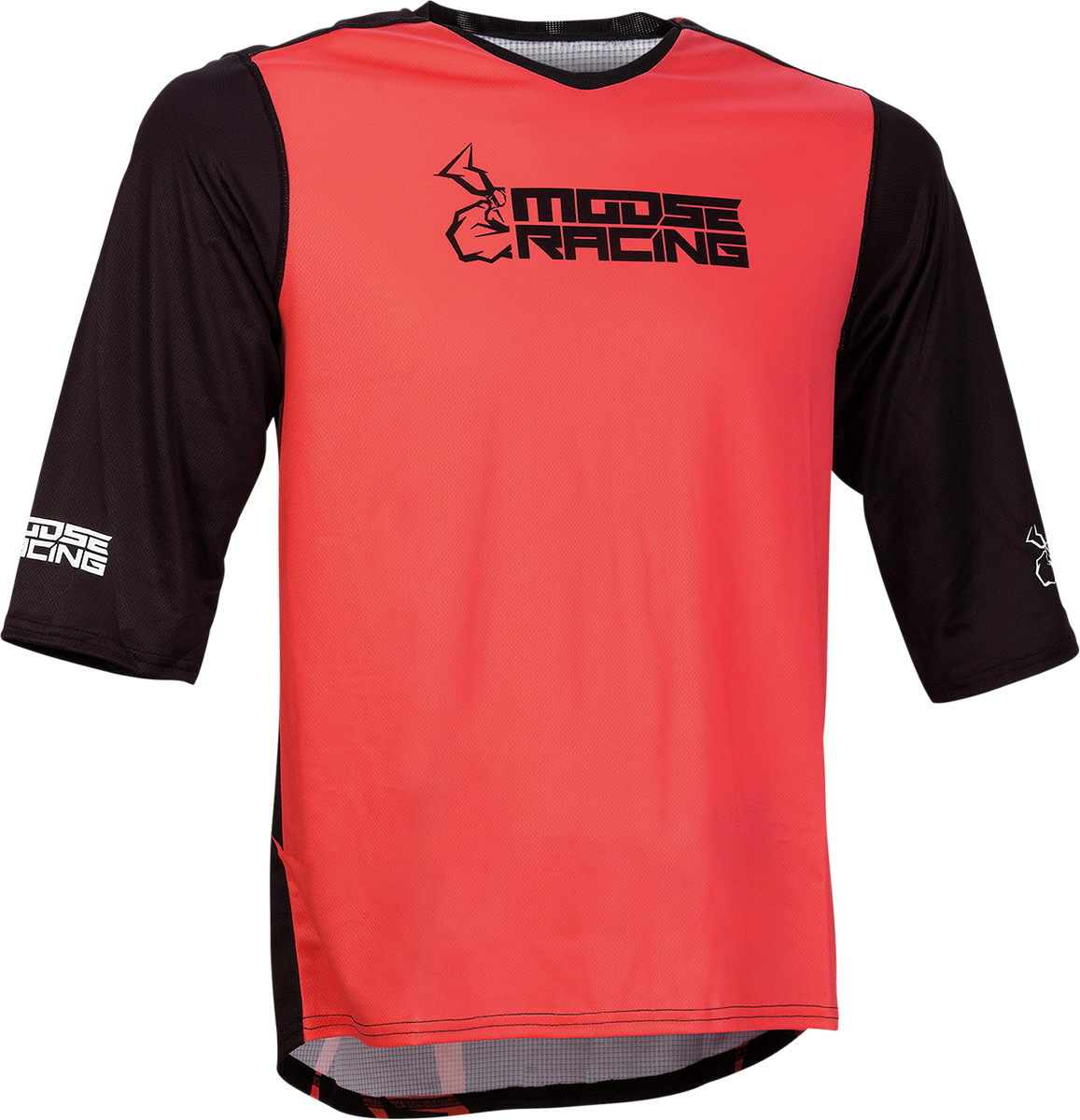 Maillot de MTB MOOSE RACING - Manga 3/4 - Rojo - Talla pequeña 5020-0244