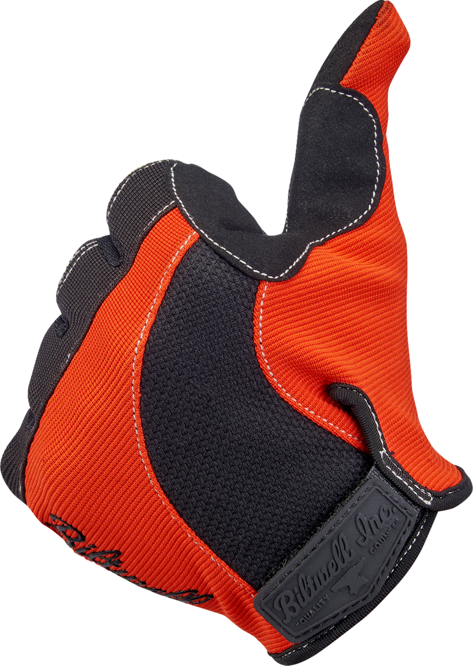Guantes de moto BILTWELL - Naranja/Negro - XS 1501-0106-001