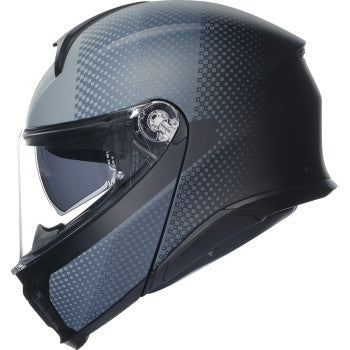 AGV Tourmodular Motorcycle Helmet - Textour - Matte Black/Gray - 2XL 211251F2OY1002X