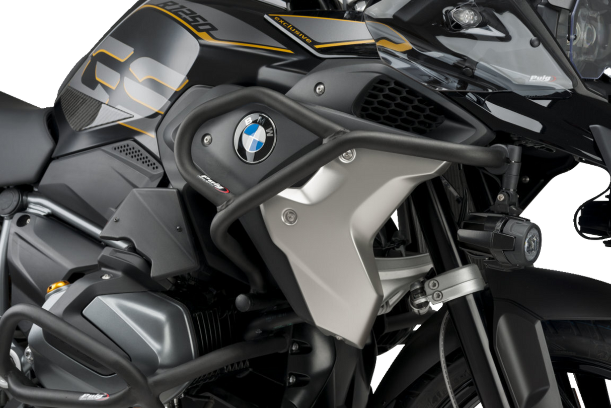 Protectores de motor PUIG HI-TECH PARTS - Negro 2249N