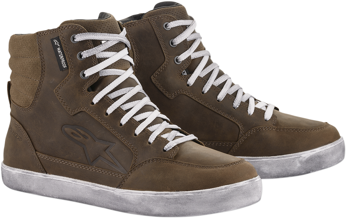 Zapatos impermeables ALPINESTARS J-6 para mujer - Marrón - Talla 7 de EE. UU. 2542220-80-7