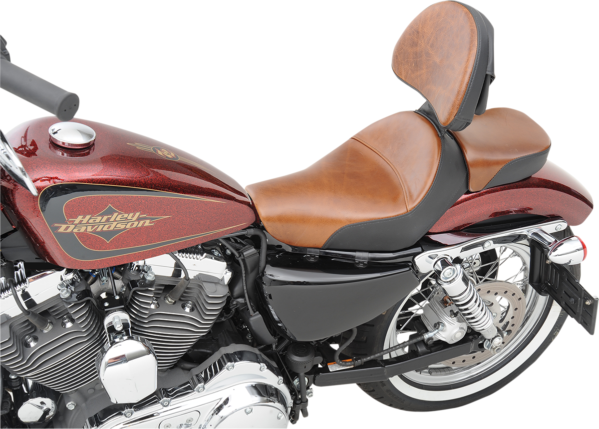 SADDLEMEN Almohadilla para pasajero - Renegade Lariat - Marrón 807-03-016B