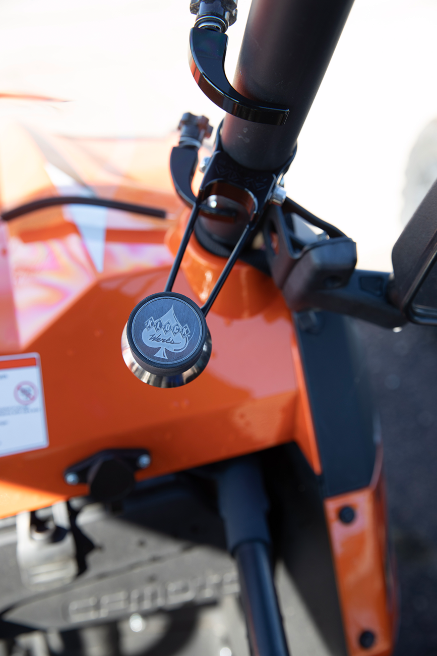 Soporte KLOCK WERKS para teléfono, jaula antivuelco, desplazamiento de 1-5/8" KWD-05-0530