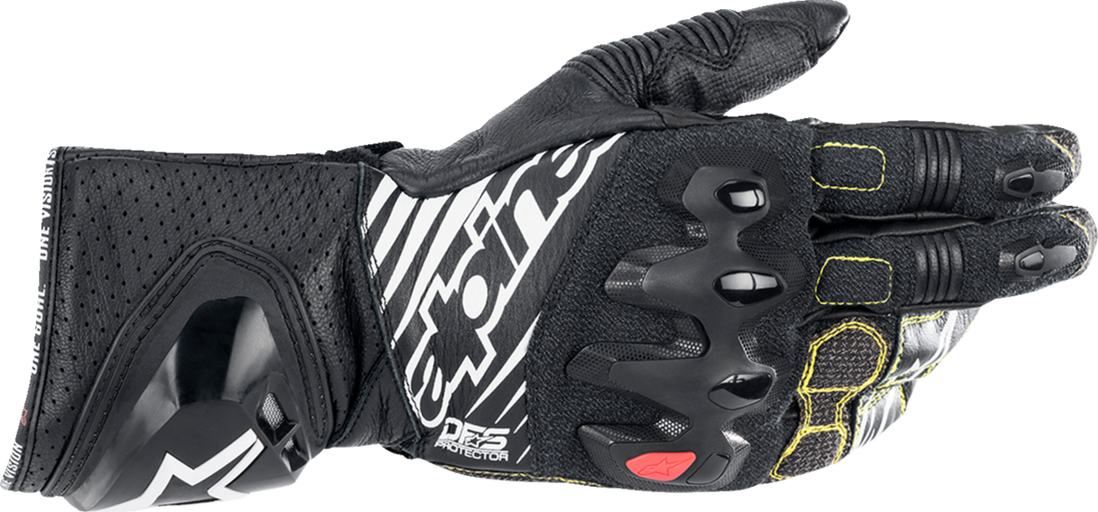 Guantes ALPINESTARS GP Tech V2 S - Negro/Blanco - 3XL 3556422-12-3X