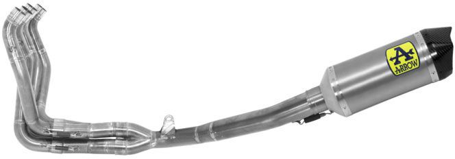 Arrow Competition Evo Full Titanium Full System High Version With Race-Tech Silencer Dia.65mm Suzuki GSXR1000R 17-25 71161ckr
