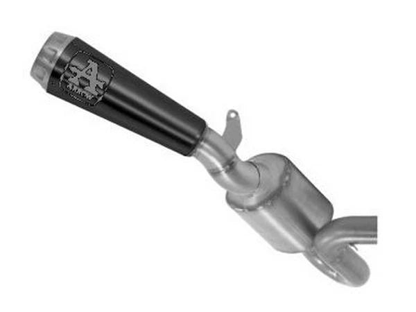 71223PRN Escape deslizante Arrow Pro-Race, nicromo oscuro Ducati Scrambler 800 Icon 21-25