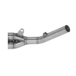 Tubo intermedio de acero inoxidable 2:1 para Arrow GSR 750 11-16/GSX-S 750 17-25 (71445 mi) para silenciadores originales y Pro Racing de Arrow Collectors