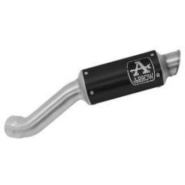 71006gpi Arrow Suzuki GSXR 600 750 11-24 Gp2 Steel Dark Silencer + Link Pipe For Arrow Collectors
