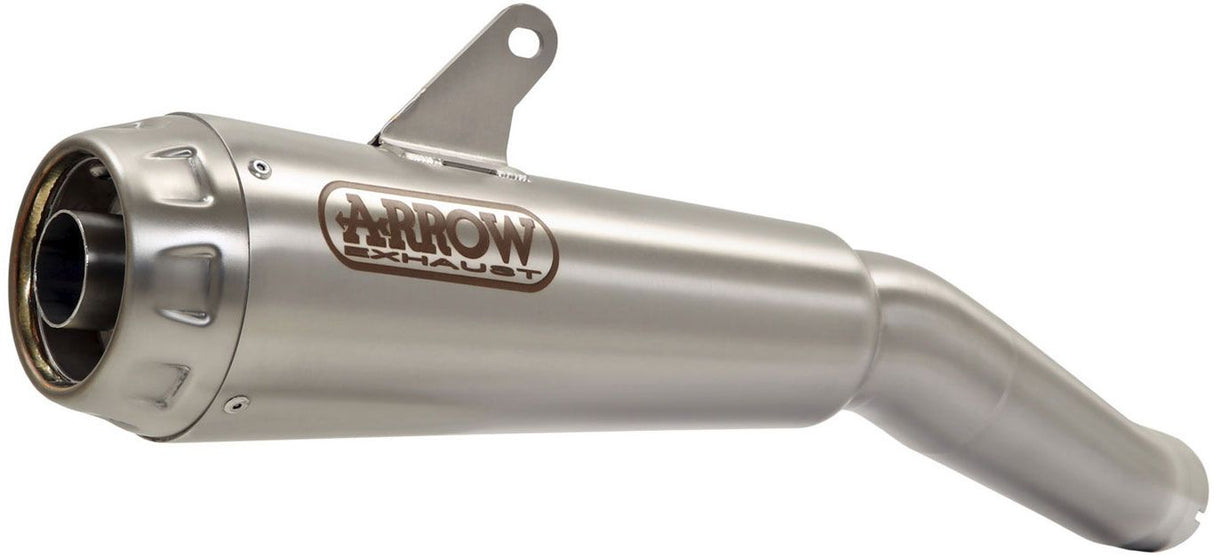 Arrow Yamaha YZF-R3 Pro-Race Slip-on Exhaust Nichrome with Steel Cap 2019-2025 71894PRI