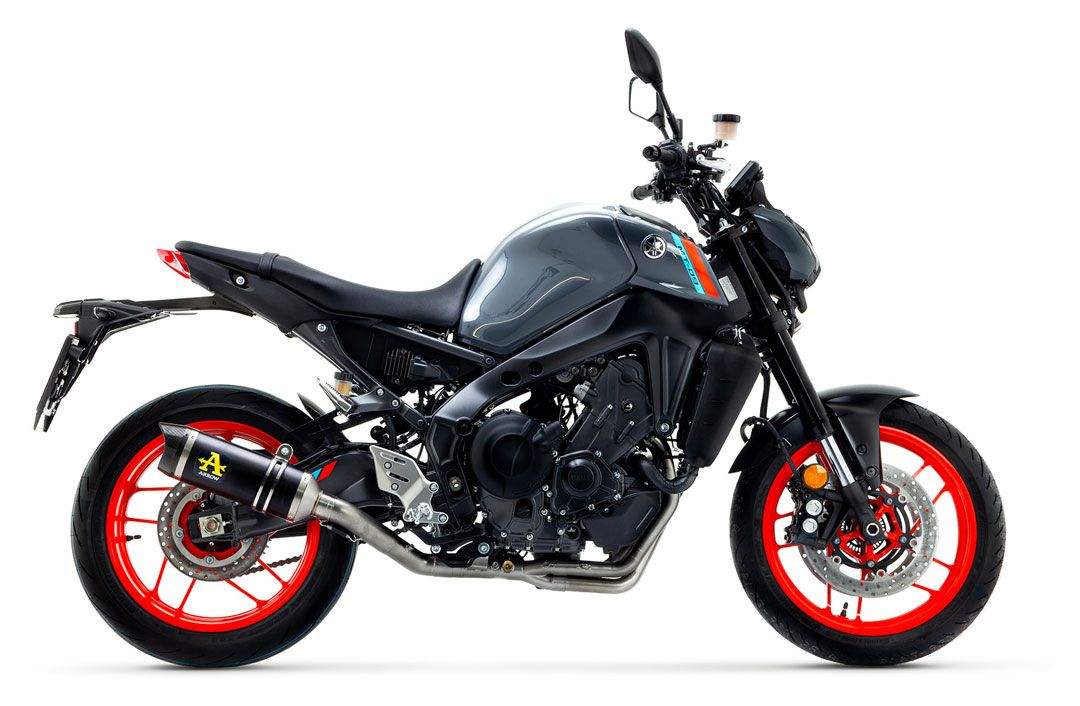 Escape deslizante Arrow Thunder, aluminio oscuro, para Yamaha MT-09 2021-2024 71931akn