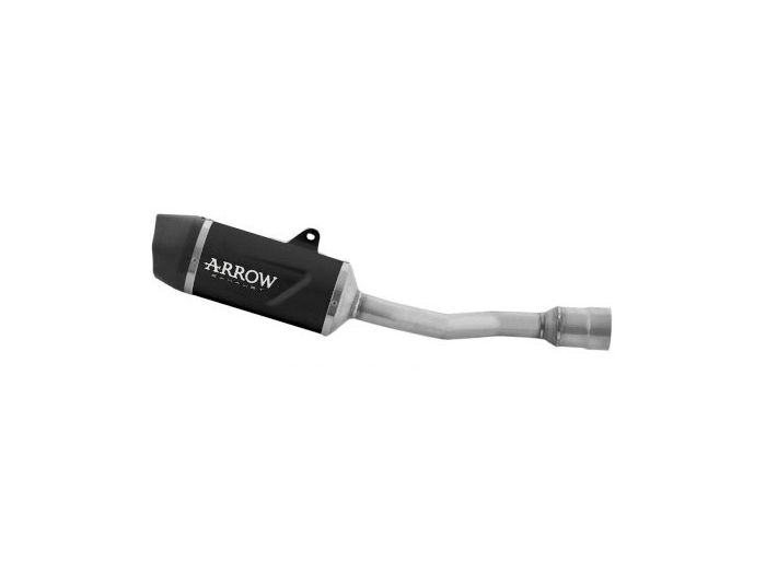 71972AKN Escape Arrow INDY EVO ALUMINIO "TAPA DE CARBONO OSCURO" para KTM DUKE 390 2024-2025