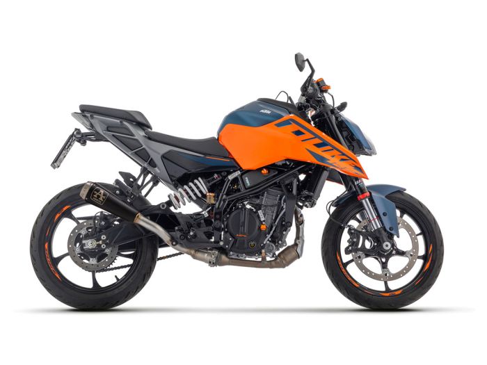 71972PRN Arrow Exhaust slip on NICHROM DARK KTM DUKE 390 2024 - 2025