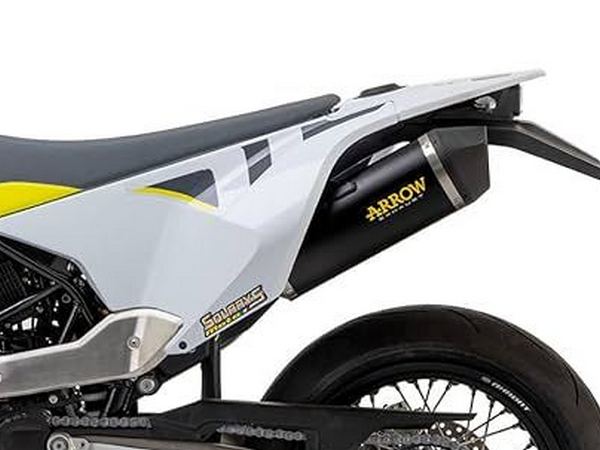 Escape Arrow Race-Tech 72623AKN, aluminio oscuro, para Husqvarna 701 Supermoto 2017-2024 72623AKN