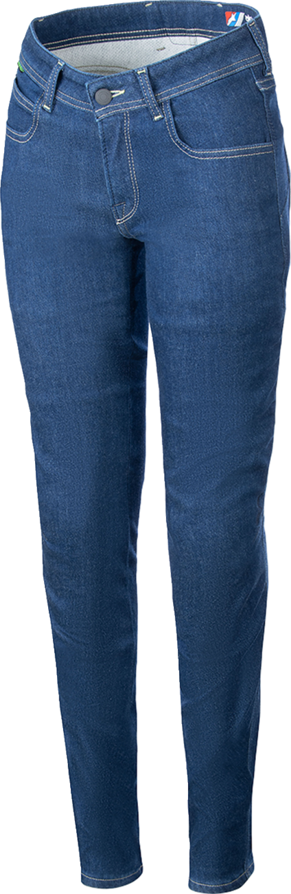Pantalones vaqueros de equitación para mujer ALPINESTARS Daisy v3 - Azul enjuague - 24 3338524-7202-24