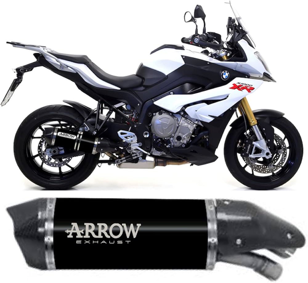 Escape Arrow Race-Tech 71837AKN, aluminio oscuro, para BMW S1000XR 2015-2016