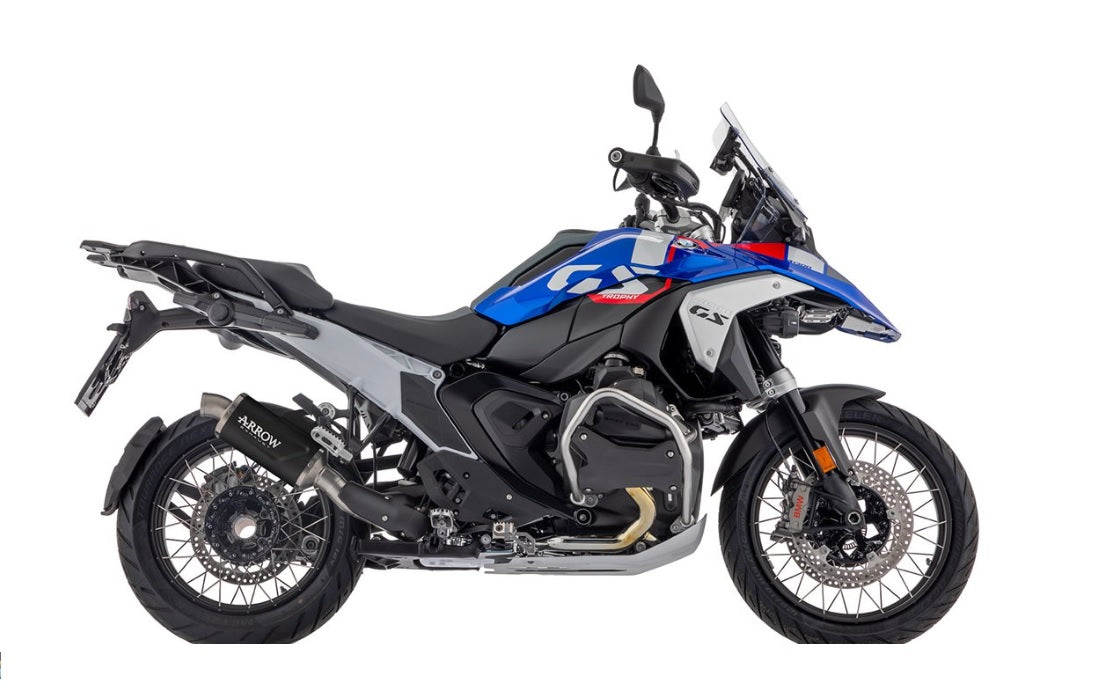 Escape deslizante Arrow Indy Race Evo 72651A0N para BMW R1300GS 2024 de aluminio "oscuro"
