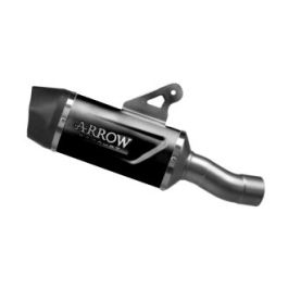 72658AKN Arrow Indy Race Evo para BMW R1300GS 2024 Escape Slip-on de aluminio "oscuro" con tapa de carbono