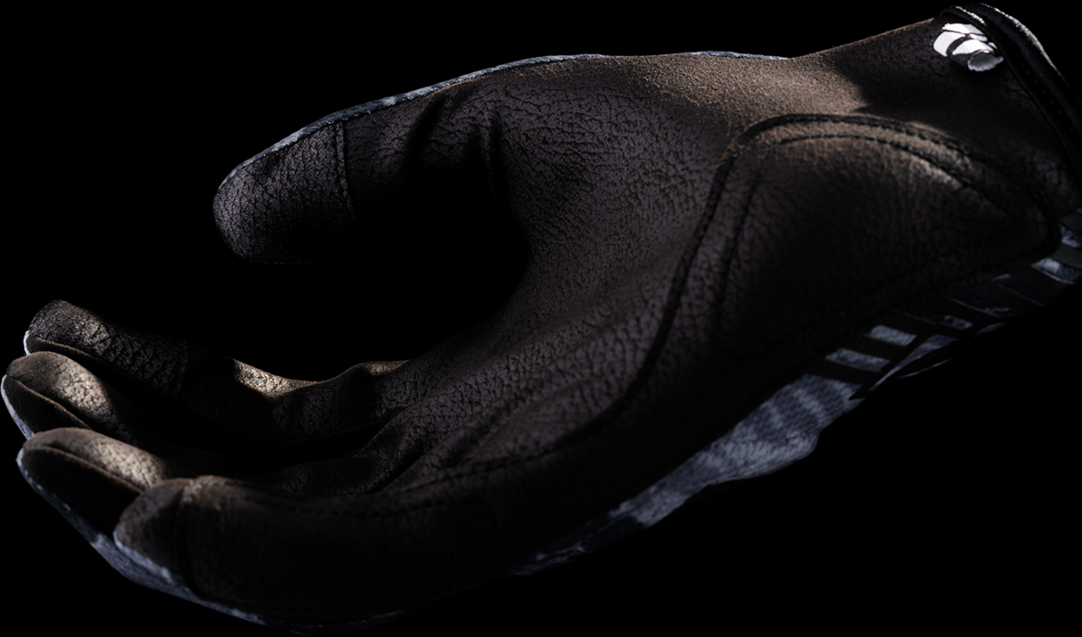 Guantes ICON Hooligan™ Tiger's Blood - Gris - Pequeños 3301-4629