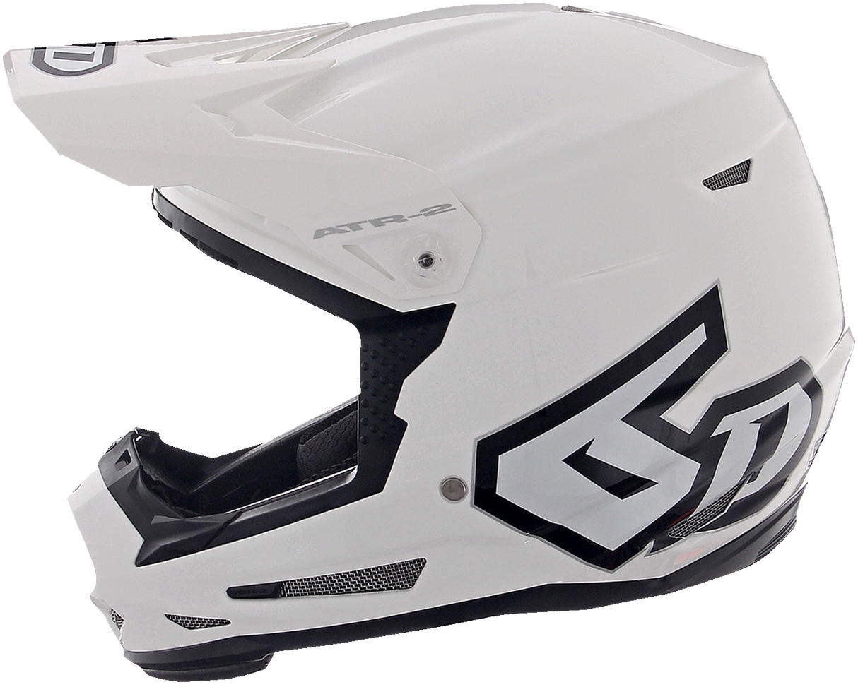 Casco de motocicleta 6D ATR-2 - Blanco brillante - Talla pequeña 12-0525