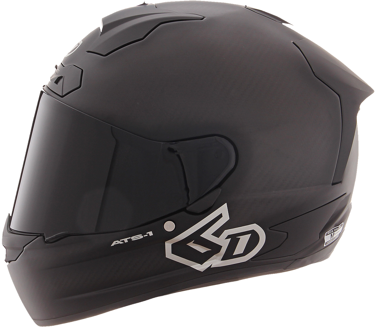 Casco de motocicleta 6D ATS-1R - Negro mate - Talla pequeña 30-0985