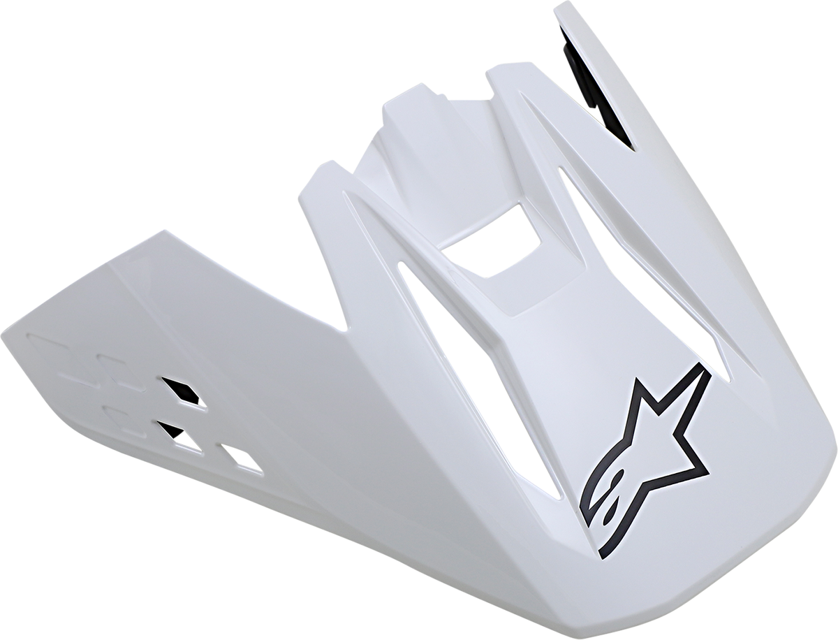 Visera ALPINESTARS SM5 - Sólida - Blanco brillante 8983021-2180