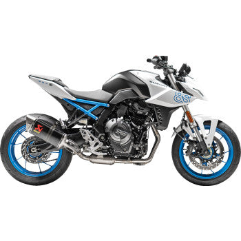 AKRAPOVIC Racing Line Exhaust System - Carbon Fiber - Suzuki 2025 GSX-8S & GSX-8R S-S8R2-EEC
