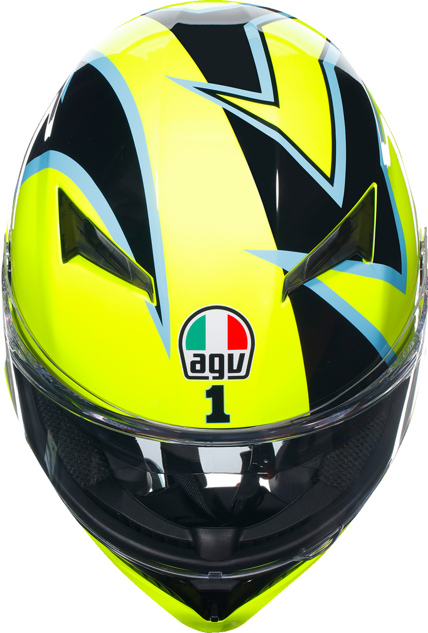 Casco de moto AGV K3 - Rossi WT Phillip Island 2005 - Grande 2118381004002L