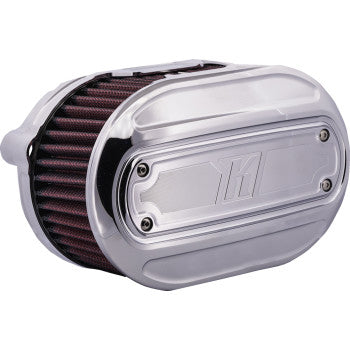 Kit de filtro de aire ovalado KODLIN USA - Cromado - M8 Harley-Davidson 2017-2023 K29245