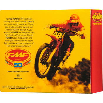 Réplica de moto de cross FMF - Escala 1:12 - Rojo/Negro 015999 7001-0102