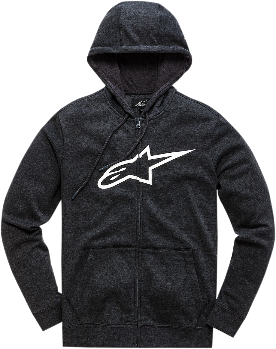 Sudadera con capucha y cremallera ALPINESTARS Ageless 2 - Negro/Blanco - 2XL 10385305210202X