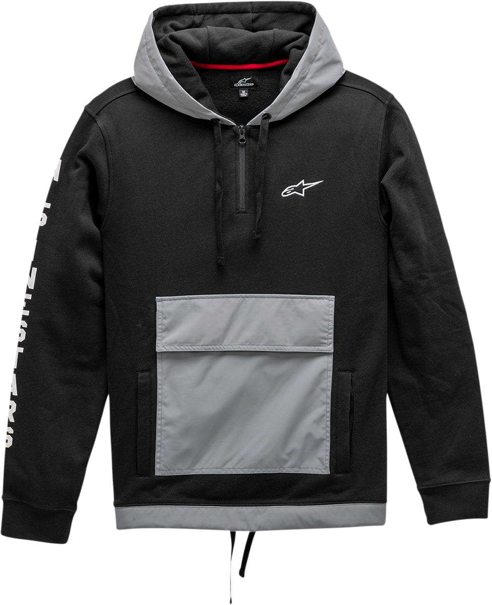 Sudadera con capucha ALPINESTARS Explorer - Negra - Mediana 12115220010M
