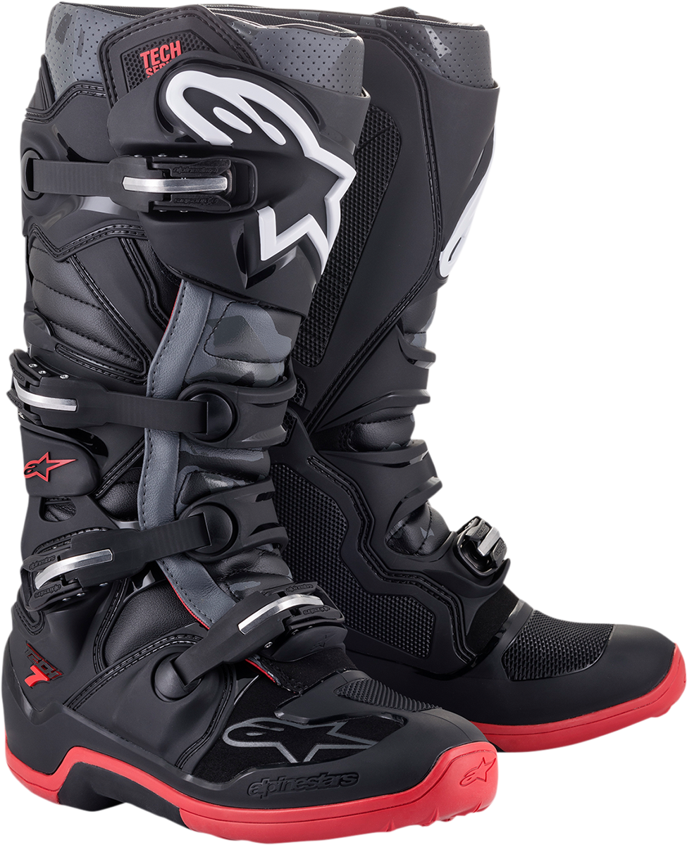 Botas ALPINESTARS Tech 7 - Negras - Talla 13 de EE. UU. 2012014-1153-13
