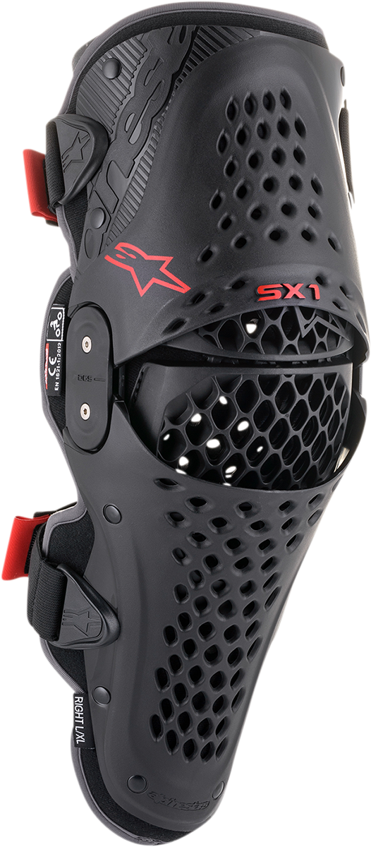 Rodilleras ALPINESTARS SX1 v2 - Negro/Rojo - L/XL 6506321-13L/XL