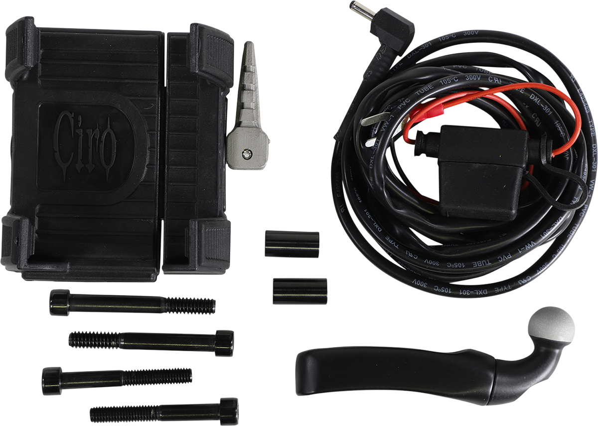 Soporte CIRO Premium con cargador - Montaje negro 50211