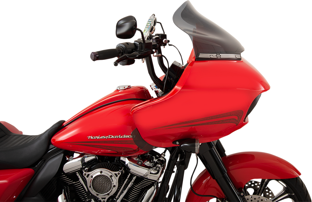 Klock Werks Flare™ Windshield for Harley Davidson Road Glide FLTR Models 2015-2024, 14" (35.5 CM) Dark Smoke KWW-01-0317