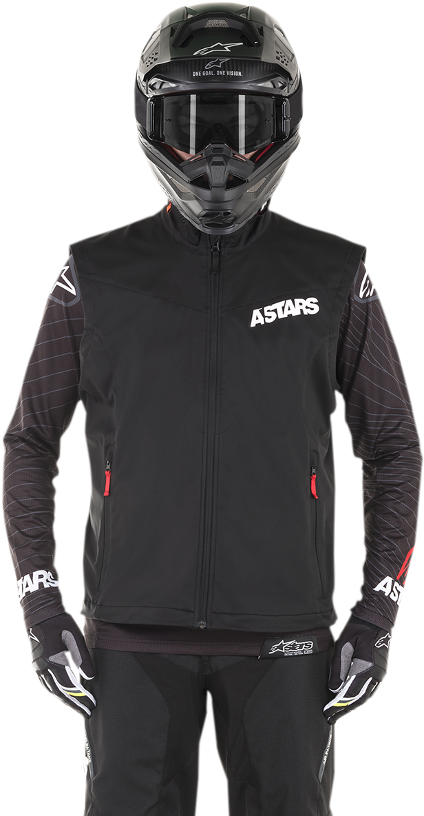 Chaleco de carrera ALPINESTARS Session - Negro/Rojo - XL 4753519-13-XL
