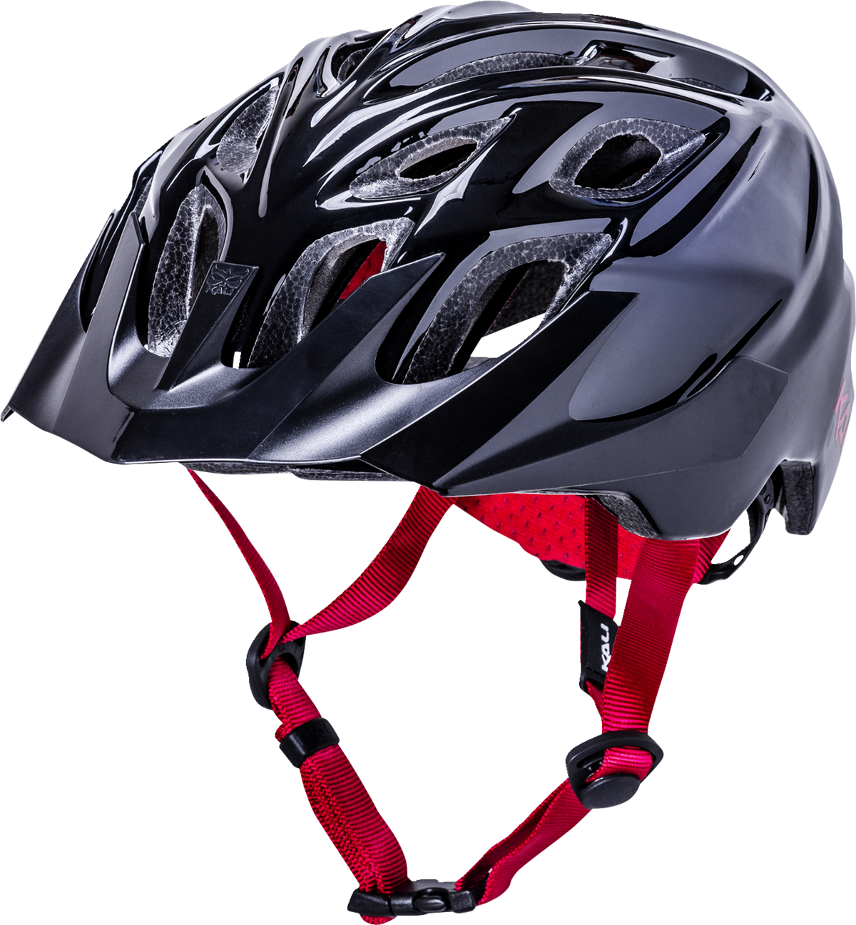 Casco de bicicleta KALI Youth Chakra - Negro brillante 0220922112
