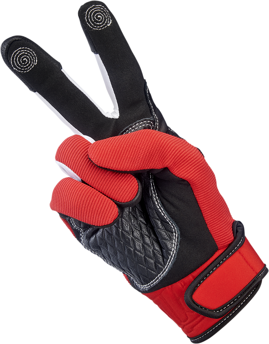 Guantes BILTWELL Baja - Rojos - Pequeños 1508-0801-302