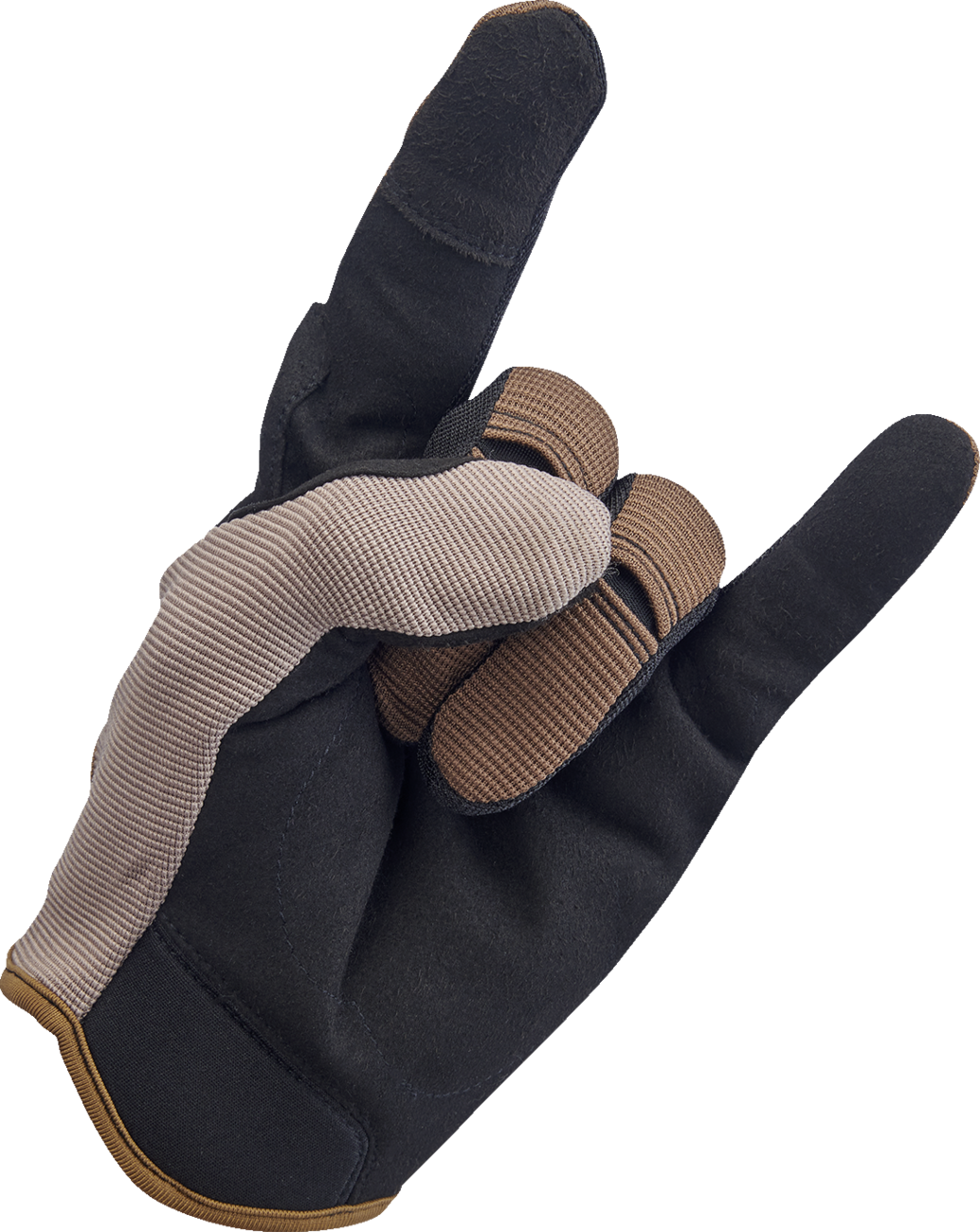 Guantes de moto BILTWELL - Coyote/Negro - Pequeños 1501-1301-002
