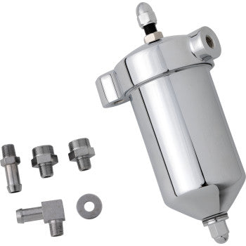 Conjunto de filtro de aceite DRAG SPECIALTIES - Cromo 14-0007 0712-0658