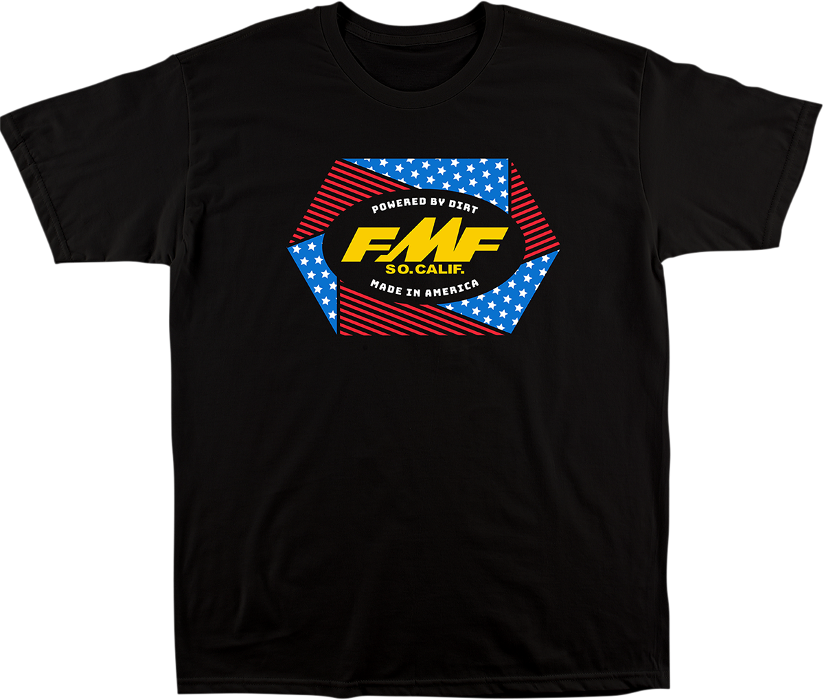 Camiseta FMF Geometry - Negra - Talla grande SU21118901BKLG 3030-20693