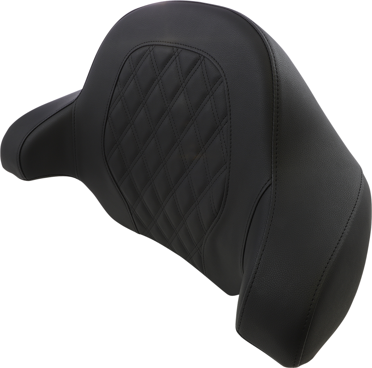 Almohadilla de respaldo SADDLEMEN Tour-Pak - Step-Up - Costura de celosía - Negro - FL '14-'23 814-07-TPACK-SU