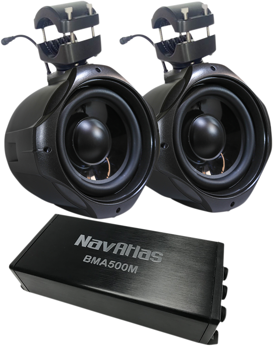 Subwoofer/amplificador NAVATLAS de 8" NT308BPK