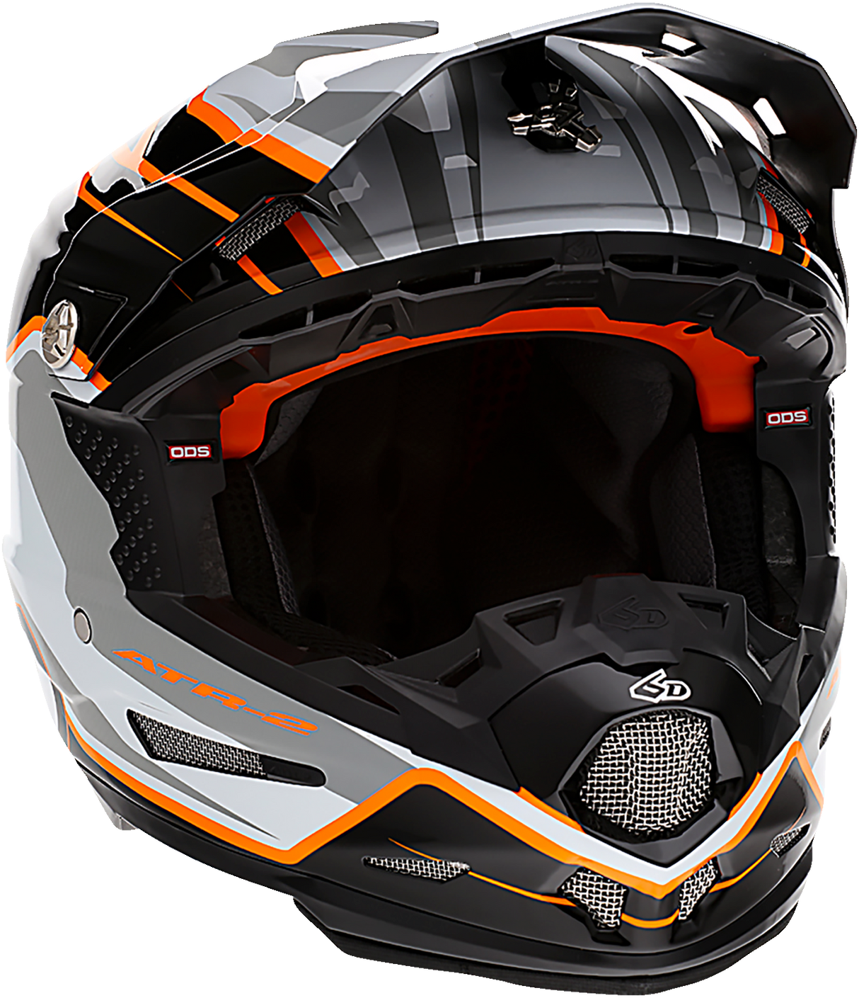 Casco de motocicleta 6D ATR-2 - Phase - Blanco/Naranja - XS 12-2824