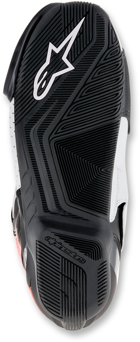 Botas ventiladas ALPINESTARS SMX-6 v2 - Negro/Blanco/Rojo Fluorescente - Talla 12 EE. UU. / 47 UE 2223017-1320-47