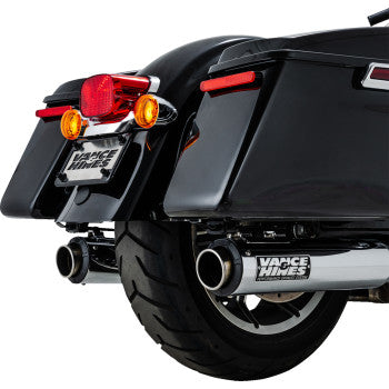 VANCE & HINES Supersport Slip-On Mufflers - Chrome - Touring Glide 2017-2024 16721 1801-1830